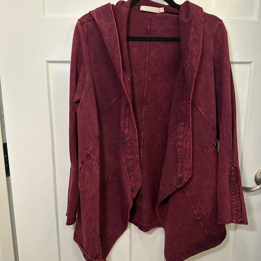 Women's Burgundy Jacket